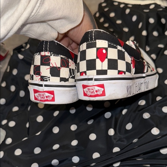 Vans House of Terror x Era 'IT' Pennywise Horror Slip-On Women’s Sz.6 - Picture 14 of 16